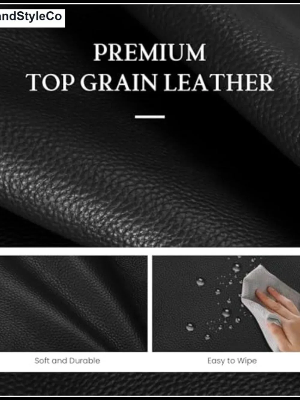 Genuine Leather Hobo Bag Women Shoulder Handbag Adjustable Strap